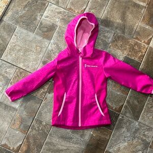 Pink Free Country brand hooded jacket